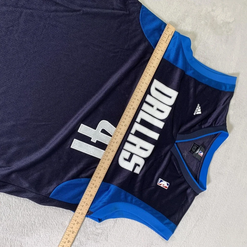 VTG Dallas Mavericks Jersey Mens XL Blue NBA Basketball Dirk Nowitzki #41 Adidas